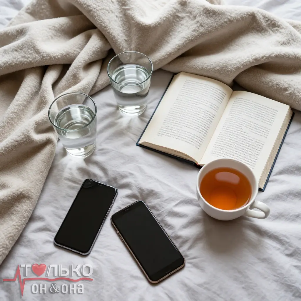 Предметы для aftercare: вода, чай, плед