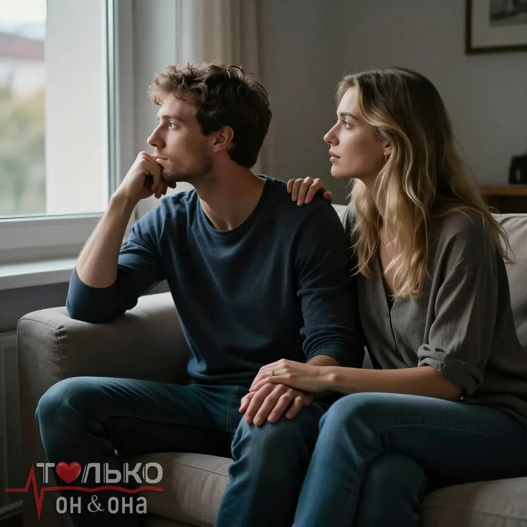 Пара держится за руки после игры